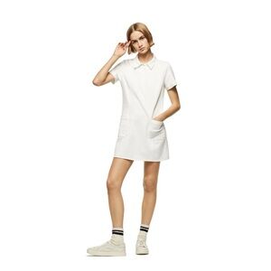 Zara Polo Dress in Oyster (SZ M)